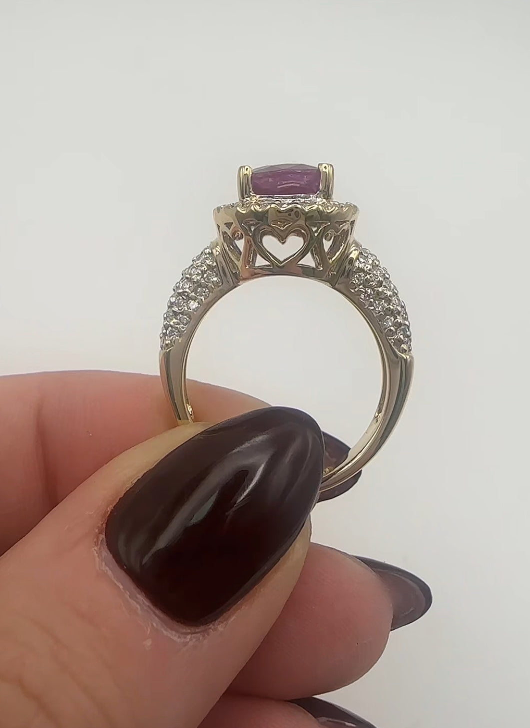 Gorgeous Statement Ruby Ring 14k Yellow Gold