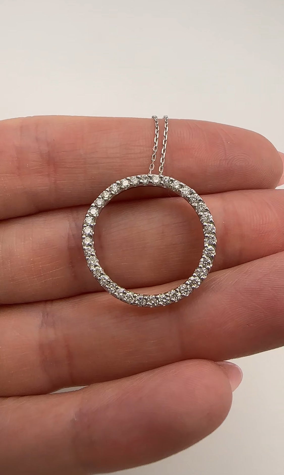 Circle of Life Diamond Pendant