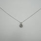 Unique Diamond Pendant 14k White Gold