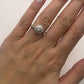 Round Brilliant Engagement Ring with Halo 14k White Gold