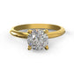 Elegant Yellow Solitaire Engagement Ring