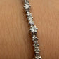 14k White Gold Tennis Bracelet Natural Diamonds