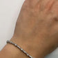 14k White Gold Tennis Bracelet Natural Diamonds