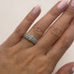 Diamond Trio Ring 14k White Gold