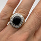 Men’s Onyx and Diamond Ring