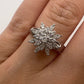 Snowflake Cluster Diamond Ring