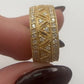 Vintage Yellow Gold Ring with Natural Diamonds