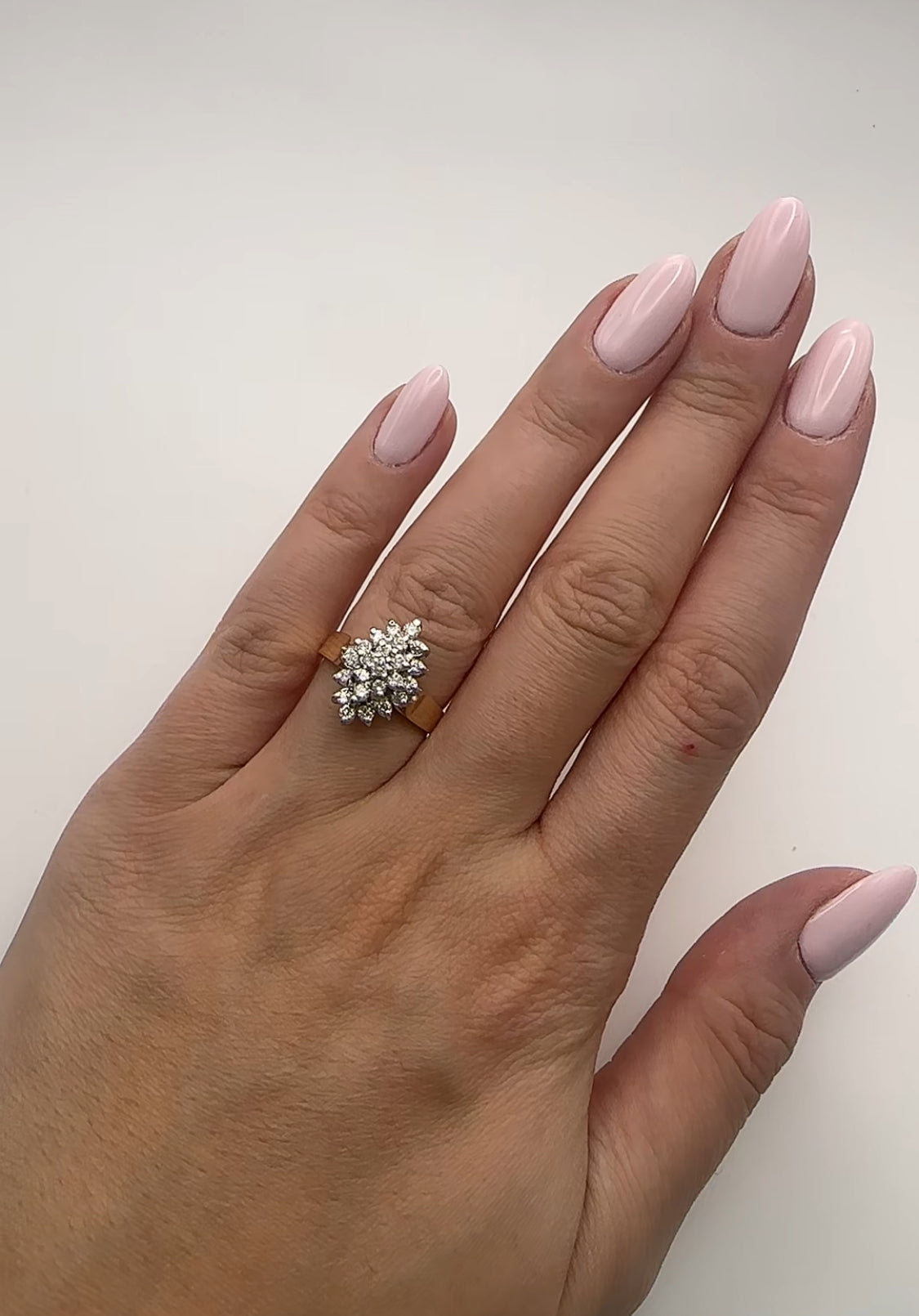 Vintage Diamond Ring 14k Yellow Gold