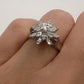 Snowflake Cluster Diamond Ring
