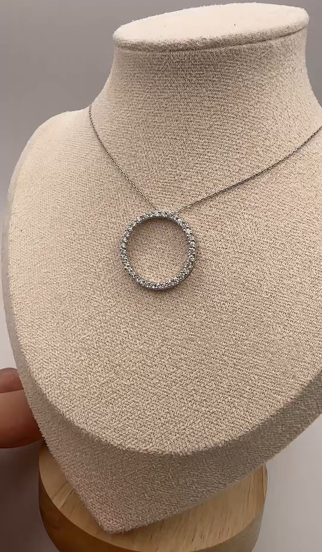 Circle of Life Diamond Pendant