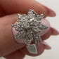 Snowflake Cluster Diamond Ring