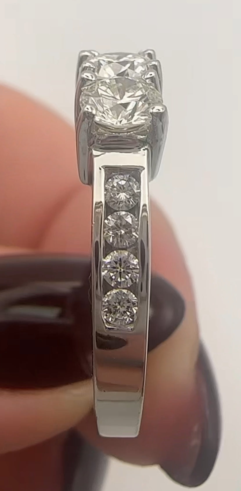 Three Stone Engagement Ring