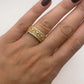 Vintage Yellow Gold Ring with Natural Diamonds