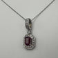 Emerad Ruby and Diamond Pendant