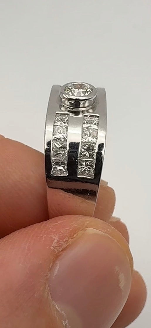 Men’s Diamond Fancy Wedding Band