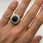 Men’s Onyx and Diamond Ring