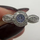 Beautiful Vintage Ring with Tanzanite Center Stone