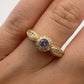Yellow Gold Tanzanite Ring with Diamond Accents