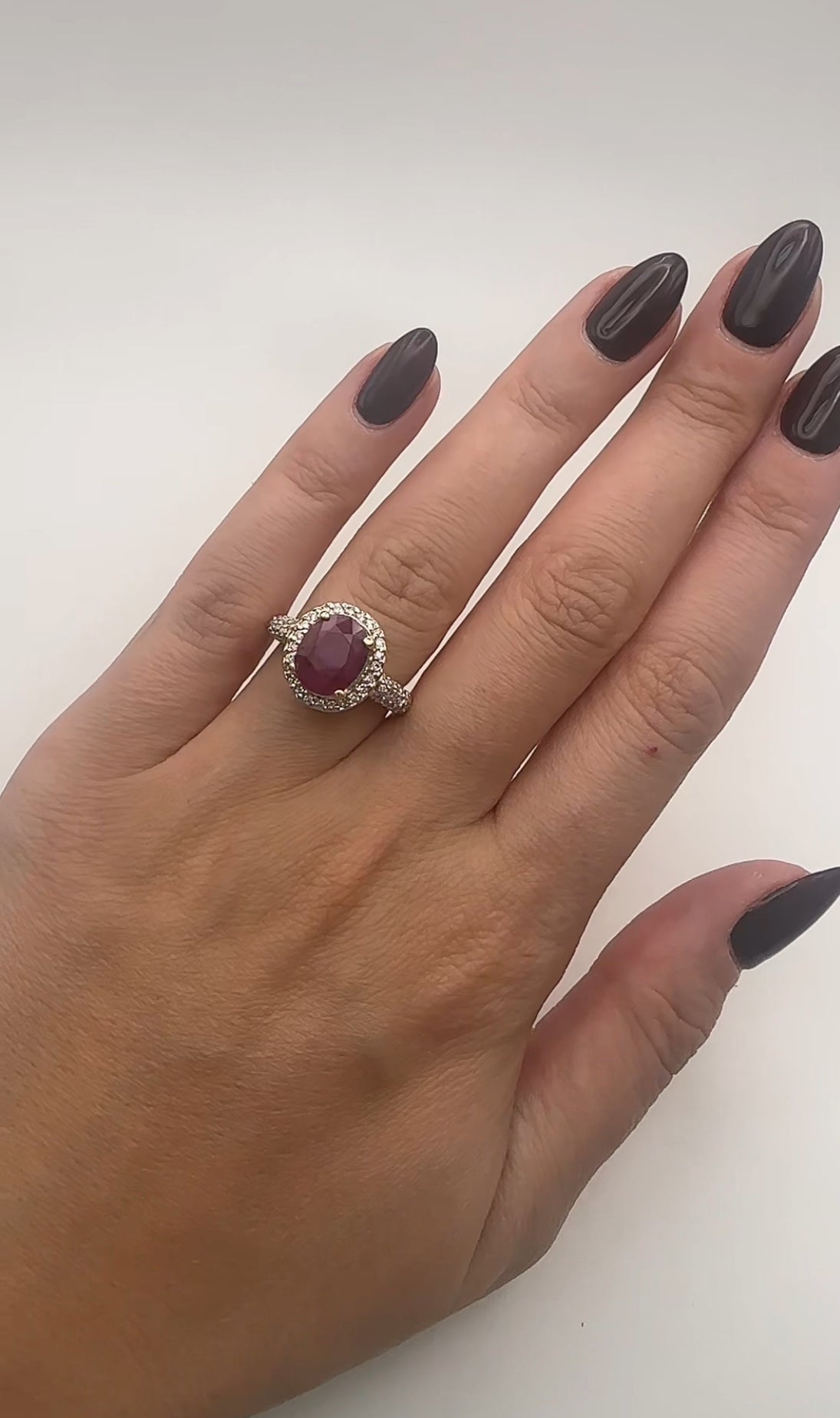 Gorgeous Statement Ruby Ring 14k Yellow Gold