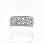 Vintage White Gold Diamond Filament Ring