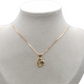 Yellow Gold Heart with Diamond Accents Pendant/Necklace