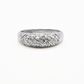 White Gold Diamond Dome Ring
