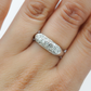 White Gold Diamond Dome Ring