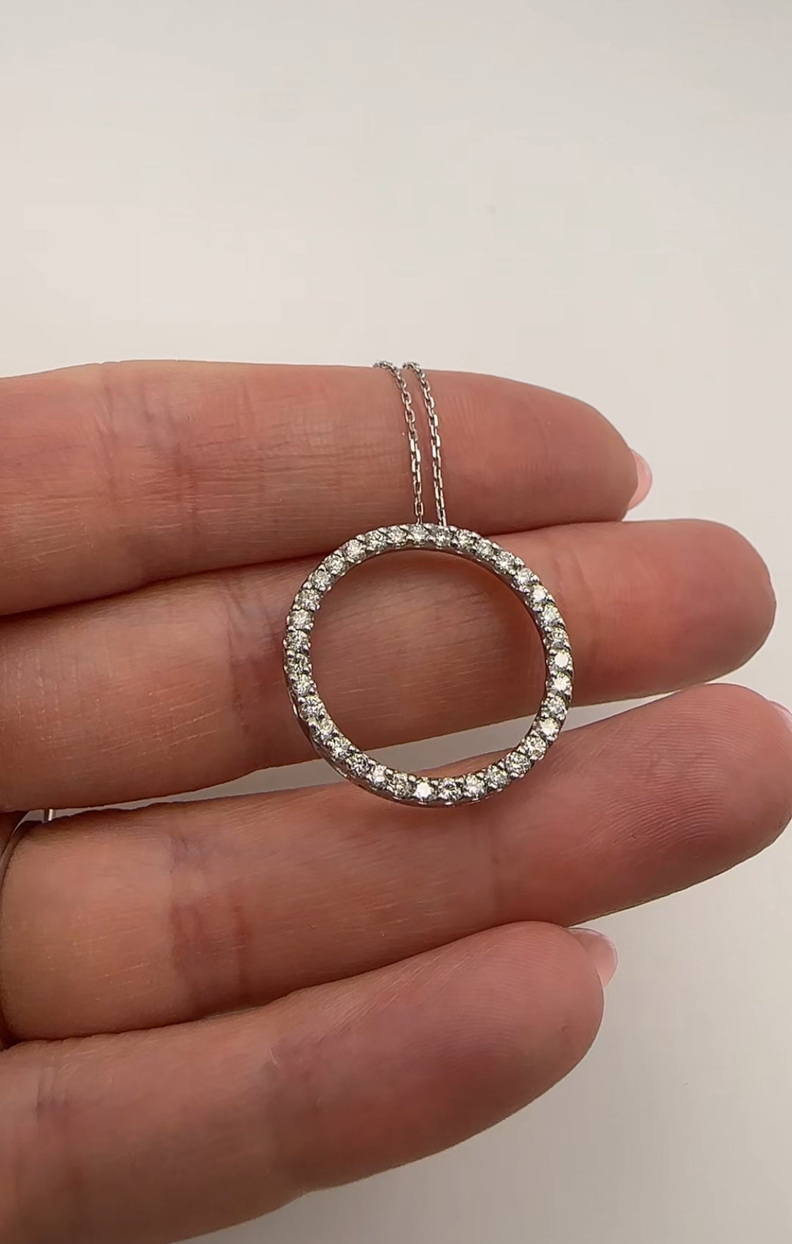 Circle of Life Diamond Pendant
