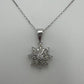 Snowflake Diamond Pendant