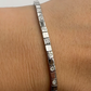 Tennis Bracelet - 14k White Gold with Natural Diamonds