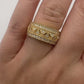 Vintage Yellow Gold Ring with Natural Diamonds