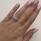Diamond Trio Ring 14k White Gold