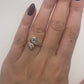 Unique Pear Aquamarine Bypass Ring
